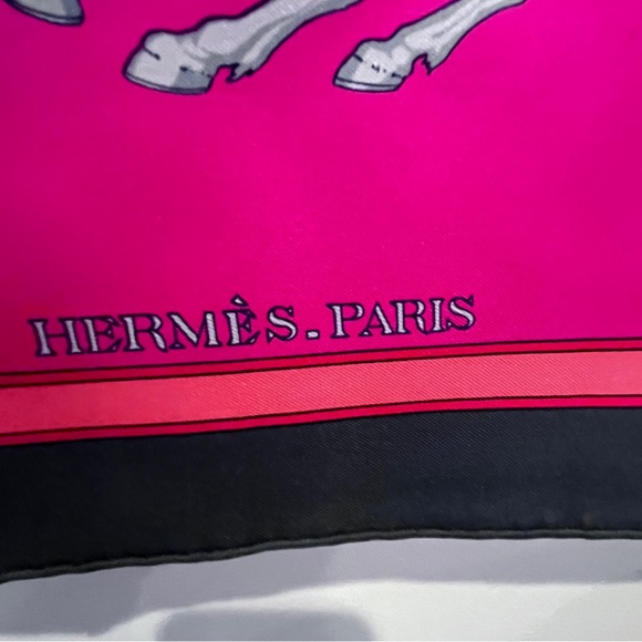 Vintage Hermès 100% Silk Carrousel Scarf - Picture 5 of 10